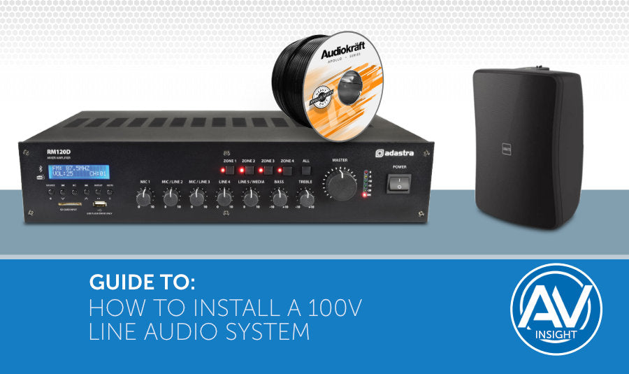 Line System Audio How to Install a 100V Line Audio System | Audio Volt