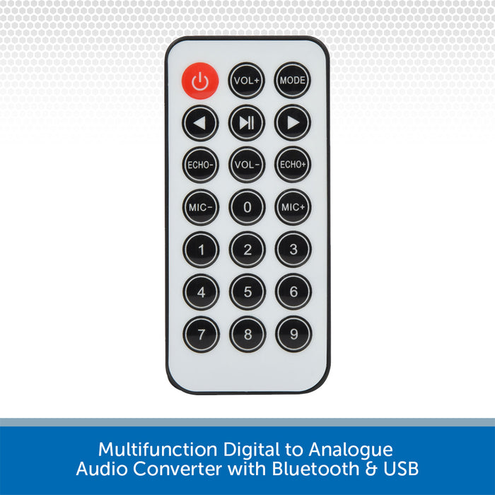 Multifunction Digital to Analogue Audio Converter with Bluetooth & USB