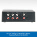AV:Link 3-Way CD/AUX/RCA Stereo Selector Switch, AD-AUD31