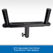 QTX Adjustable Twin 35mm Pole Mount T-Bar Adaptor