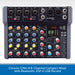 Citronic CMA-8 8-Channel Compact Mixer with Bluetooth, DSP & USB Record