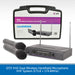 QTX VH2 Dual Wireless Handheld Microphone VHF System (173.8 + 174.8MHz)