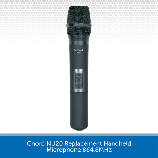 Chord NU20 Replacement Handheld Microphone 864.8MHz