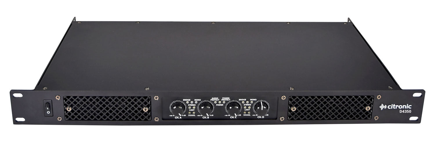 Citronic D4350 Quad Digital Power Amplifier 4 x 350W 4-8 Ohms