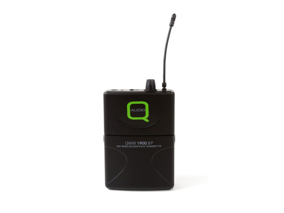 Q-Audio QWM1900BP UHF Wireless Beltpack Microphone System