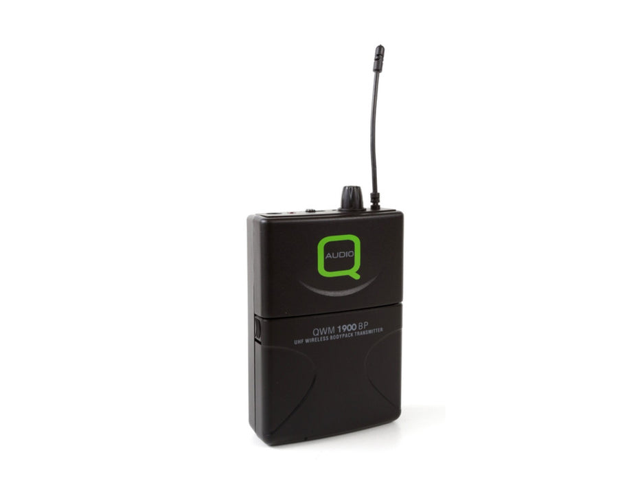 Q-Audio QWM1900BP UHF Wireless Beltpack Microphone System