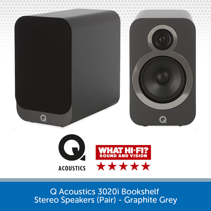 Q Acoustics 3020i Bookshelf Stereo Speakers (Pair)