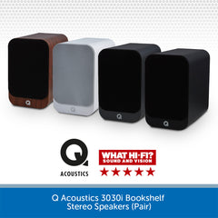 Q Acoustics 3030i Bookshelf Stereo Speakers (Pair)