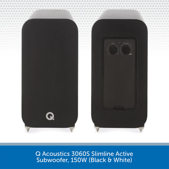 Q Acoustics 3060S Slimline Active Subwoofer, 150W