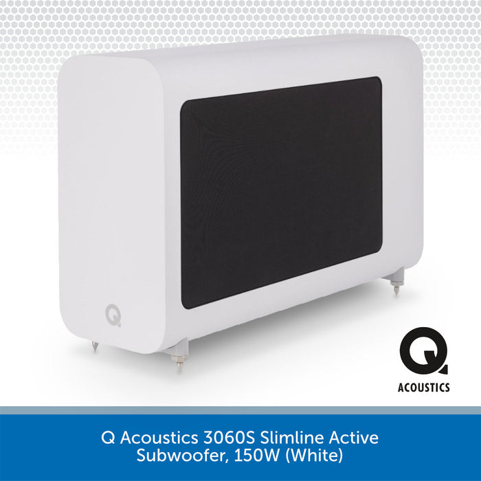 Q Acoustics 3060S Slimline Active Subwoofer, 150W