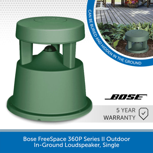 Bose FreeSpace 360P Series II Outdoor In-Ground Loudspeaker, Single Main