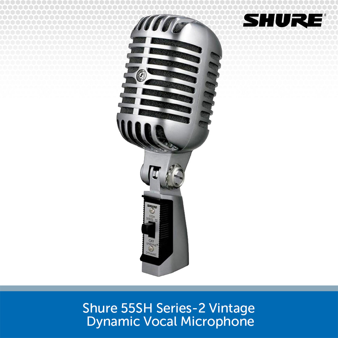 Shure 55SH Series-2 Vintage XLR Dynamic Vocal Microphone