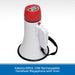 Adastra RM10, 10W Rechargeable Handheld Megaphone with Siren