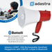 Adastra L15RBT, 15W Rechargeable Handheld Megaphone with USB/SD, Looper & Bluetooth