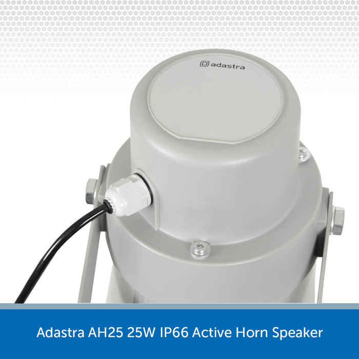 Adastra AH25 25W IP66 Active Horn Speaker