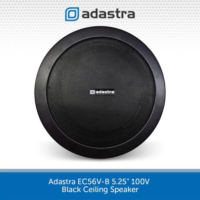 Adastra EC56V-B 5.25" 100V Black Ceiling Speaker