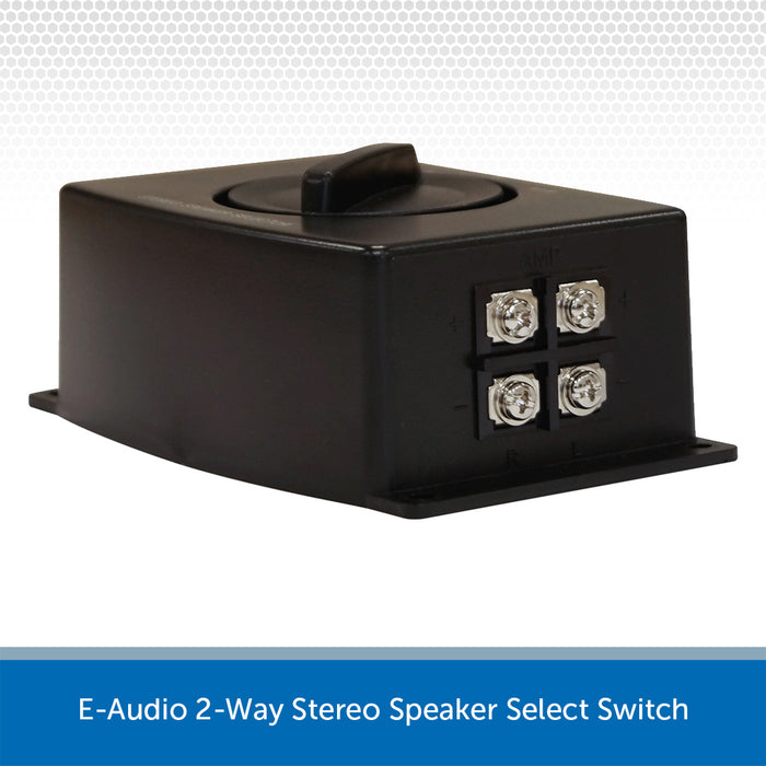 E-Audio 2-Way Stereo Speaker Select Switch