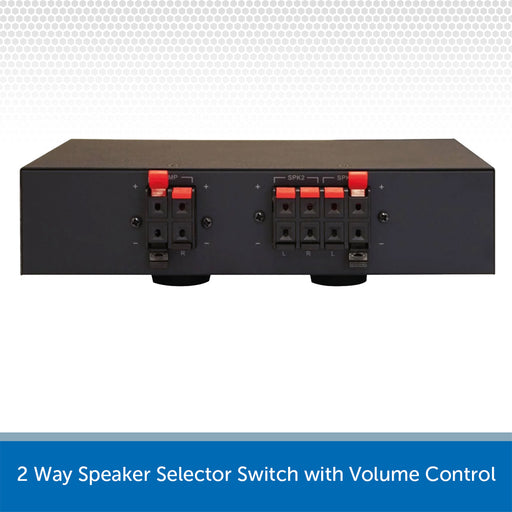 2 Way Speaker Selector Switch with Volume Control