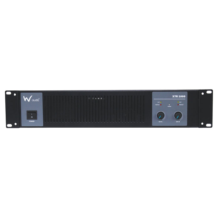W-Audio XTR 1000 Stereo Power Amplifier 2 x 500W,  4-8 Ohms