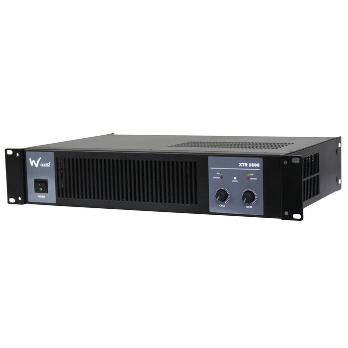 W-Audio XTR 1500 Stereo Power Amplifier 2 x 750W,  4-8 Ohms