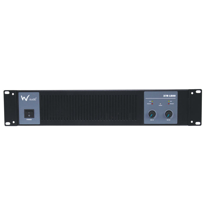 W-Audio XTR 1500 Stereo Power Amplifier 2 x 750W,  4-8 Ohms