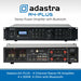 Adastra A4-PLUS - 4 Channel Stereo PA Amplifier, 4 x 300W, 4 Ohm with Bluetooth