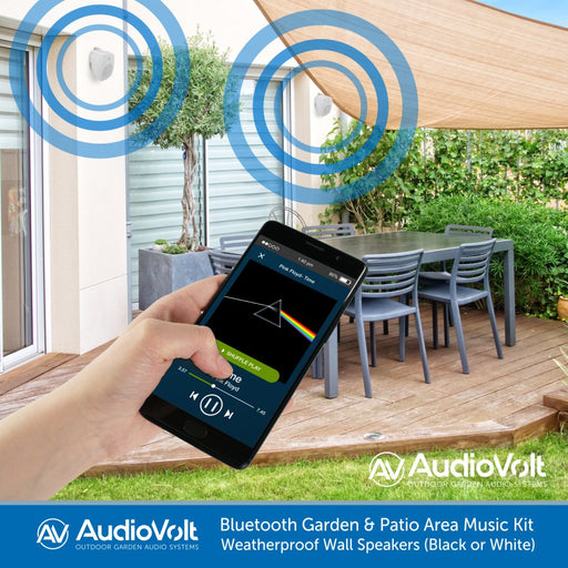 Audio Volt, Garden and Patio Music Kit wiht Bluetooth Wireless Streaming