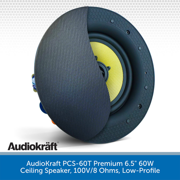 Audiokraft PCS-60T Speaker Black