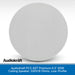 AudioKraft PCS-60T Premium 6.5" 100V Ceiling Speaker Front White Grille