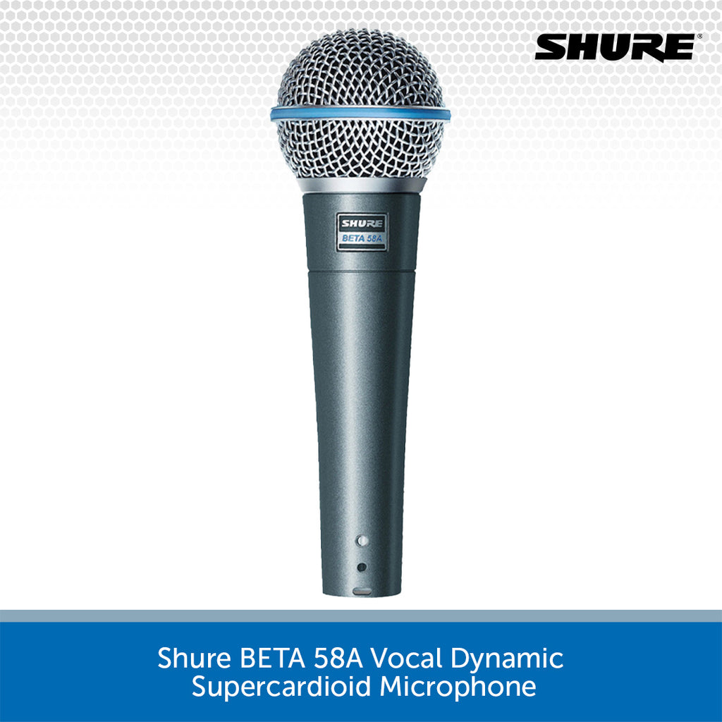 Shure BETA 58A XLR Supercardioid Vocal Microphone | Audio Volt