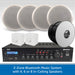 2-Zone Bluetooth & DAB Music System with up to 8 Bosch In-Ceiling Speakers