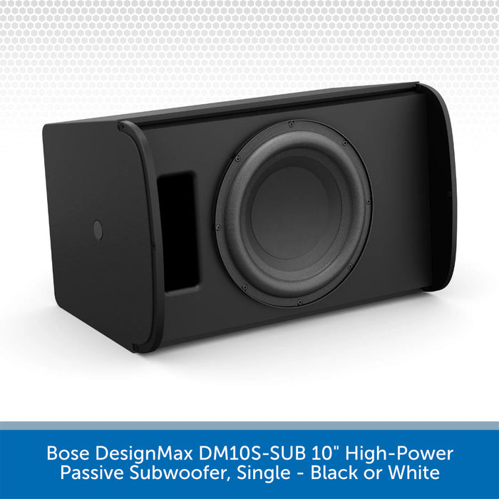 Bose DesignMax DM10S-SUB 10" High-Power Passive Subwoofer Side