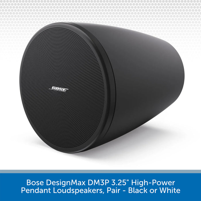 Bose DesignMax DM3P 3.25" High-Power Pendant Loudspeakers Black