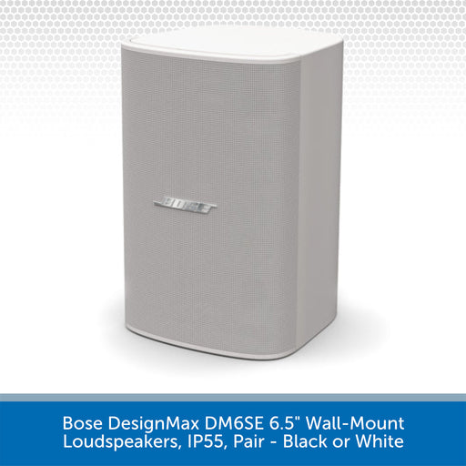 Bose DesignMax DM6SE 6.5" Wall-Mount Loudspeakers White