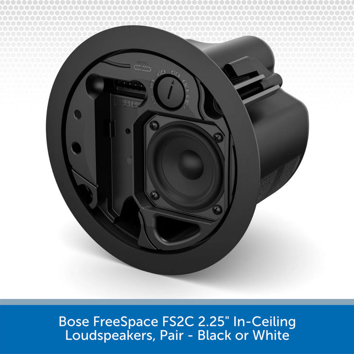 Bose FreeSpace FS2C 2.25" In-Ceiling Loudspeakers, Pair Inside