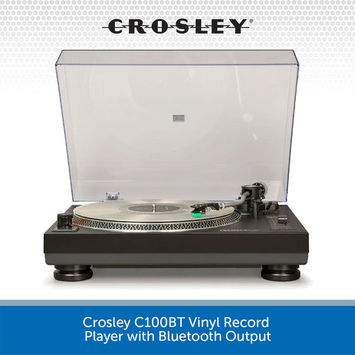 Crosley C100BT Vinyl Record Player with Bluetooth Output