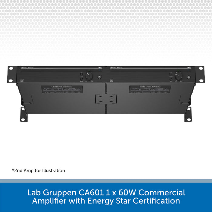 Lab Gruppen CA601 1 x 60W Commercial Amplifier with Energy Star Certification