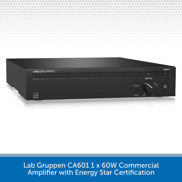 Lab Gruppen CA601 1 x 60W Commercial Amplifier with Energy Star Certification