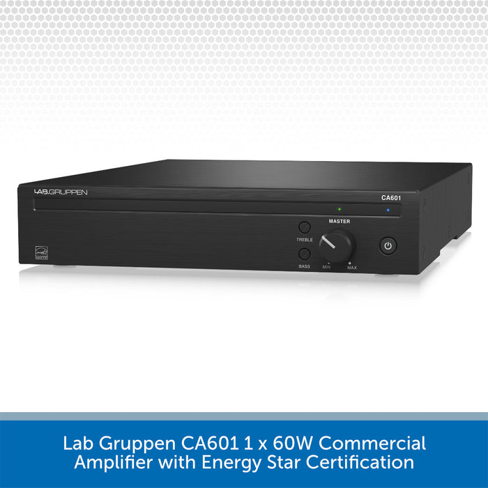 Lab Gruppen CA601 1 x 60W Commercial Amplifier with Energy Star Certification