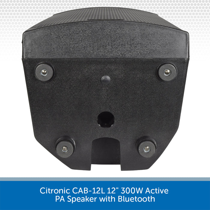 Citronic CAB-12L 12" 300W Active PA Speaker with Bluetooth