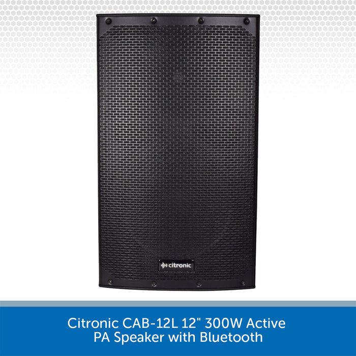 Citronic CAB-12L PA Speaker with Bluetooth