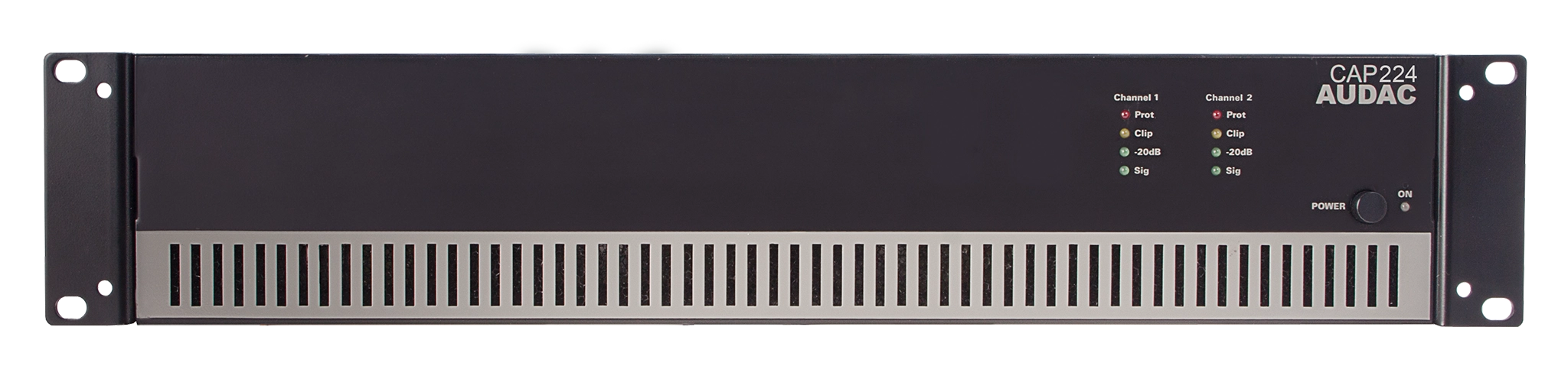 AUDAC CAP224 - 2 x 240W Dual Class-D Power Amplifier, 100V or 4Ω