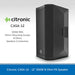 Citronic Complete PA System Package, 12" 300W Speakers, Powered Mixer, Stands & Cables