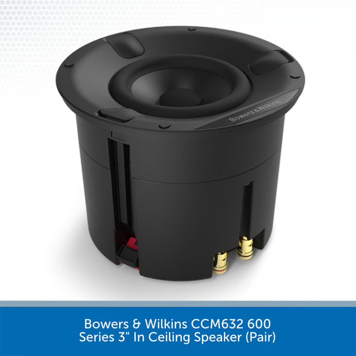 Bowers & Wilkins CCM632 600 Series 3" In Ceiling Speaker Side