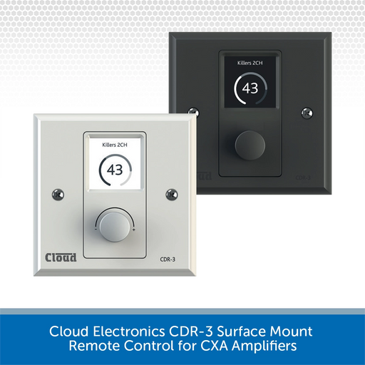 Cloud Electronics CDR-3 Surface Mount Remote Control for CXA Amplifiers
