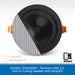 AUDAC CENA306W - Premium 10W, 2.5 inch In-Ceiling Speaker with SpringFit