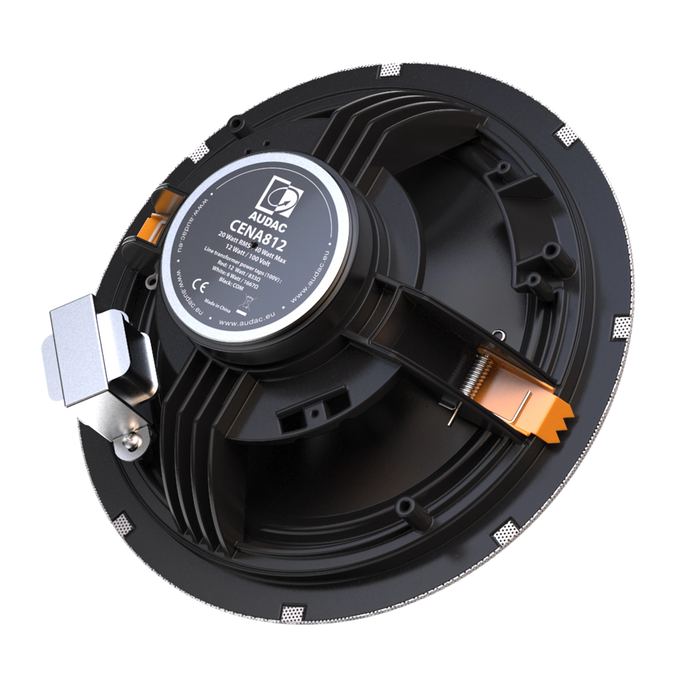 AUDAC CENA812W - Premium 20W, 8 Inch In-Ceiling Speaker with SpringFit