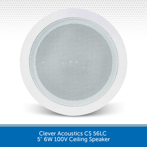 Clever Acoustics CS 56LC 5" 6W 100V Ceiling Speaker