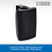 Cloud CS-S4B 4" Wall Speaker with U Bracket 100V/16Ω, IP55 (Black)