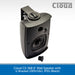 Cloud CS-S6B 6" Wall Speaker with U Bracket 100V/16Ω, IP55 (Black)